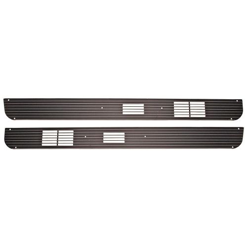 Scott drake c7zz-6520956/7a mustang door grille pair deluxe 1967-1968