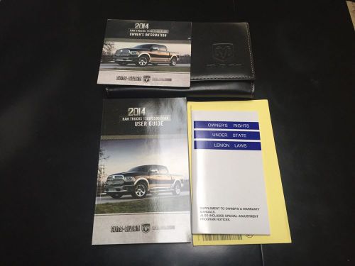 2014 dodge ram truck 1500 2500 3500 owners manual set oem