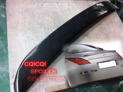 Carbon fiber oe type trunk spoiler for nissan 03~08 350z z33 fairlady z ◎