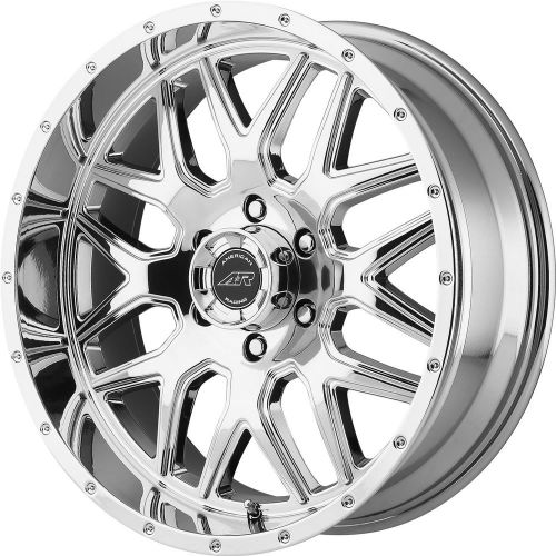 20x9 pvd chrome american racing ar910 6x5.5 +18 wheels 37x12.50r20lt tires