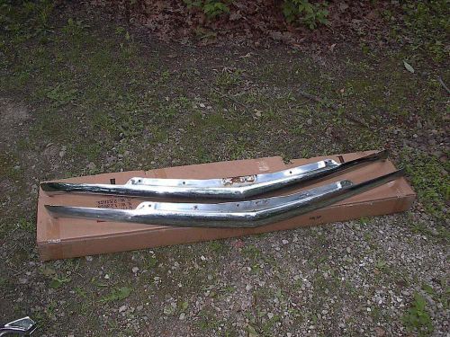 1954 chevrolet bel air upper grille bar pair - 2 for 1 originals