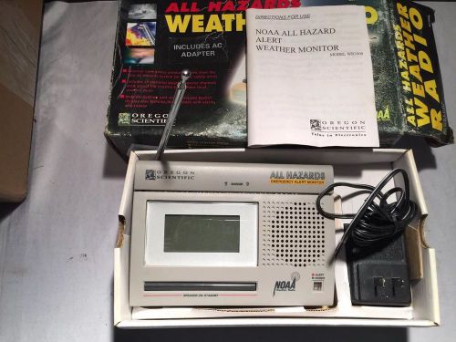 All weather/hazards alert radio oregon scientific