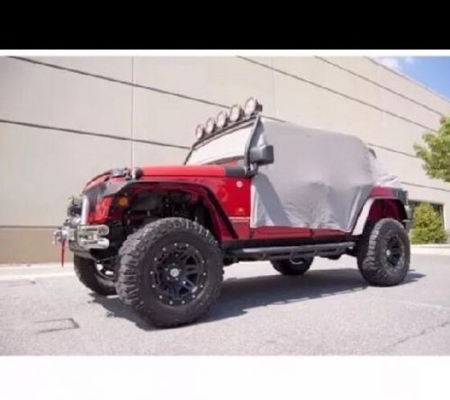 Jeep wrangler jk 07-16 2 door cab cover top weather lite 13317.10 rugged ridge