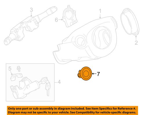 Nissan oem 15-16 rogue steering column-immobilizer unit 285904ba0a