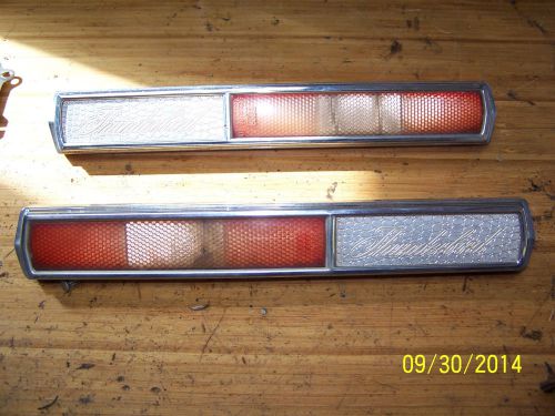 1968 thunderbird rear 1/4 panel reflectors