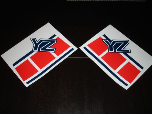 1985 yamaha yz 125/250 gas tank decals ahrma