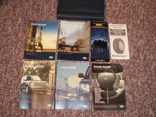 2010 land rover range suv owners manual books navigation guide case all models