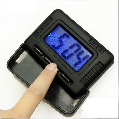 Car digital clock digital electronic clock black