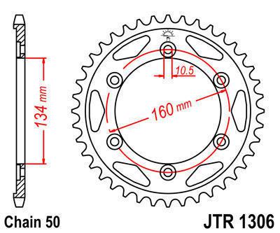 Jt sprocket rear 41t steel fits honda cbr1000 rr 2004-2005