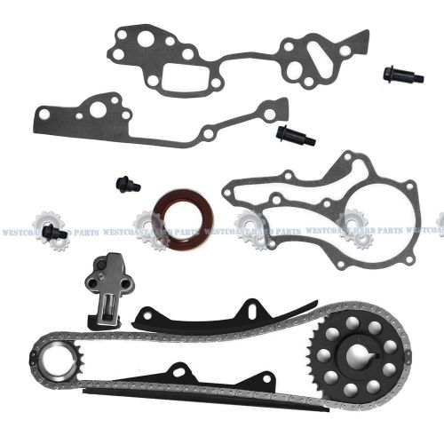 85-95 toyota pickup 2.4l 22re 22rec sohc 8v new timing chain kit (1 set)