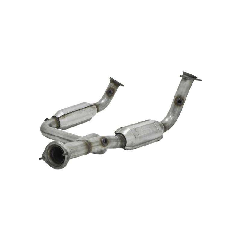 Flowmaster catalytic converter - direct fit - 2.50 in. inlet 3.00 in. outlet -