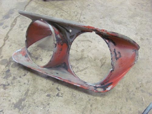 68 69 70 corvette lh headlight bezel metal gm 1968 1969 1970