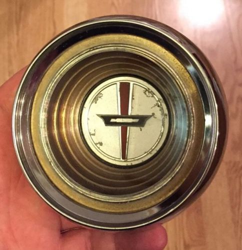 1962 chevy bel air belair steering wheel horn button center cap horn trim emblem