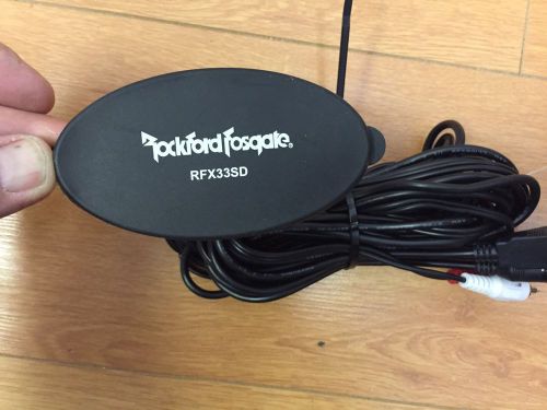 Rockford fosgate rfx33sd media input panel for adding usb/sd/aux/ipod