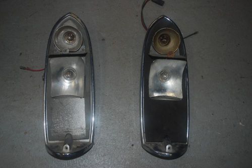 Mgb mgb-gt original pair,  rear turn stop light bases