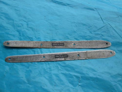 Packard 1935-39 senior scuff plates  (#224305, 224306)  (pair l&amp;r)