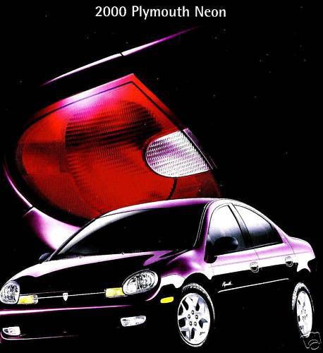 2000 plymouth neon factory brochure-neon lx