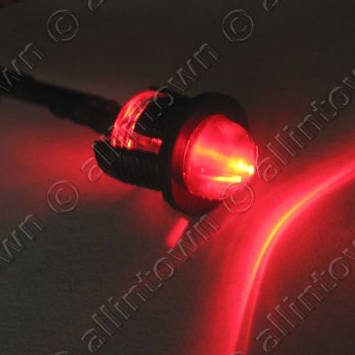 Red led pilot light indicator warning dash toggle