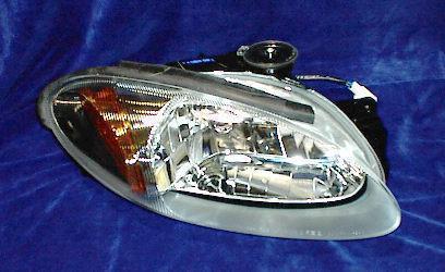 98 99 00 01 escort zx-2 coupe zx2 rh headlight headlamp