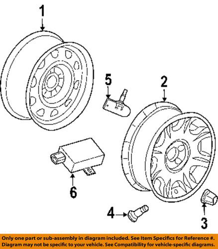 Mopar oem 56029400ae tire pressure monitoring system (tpms) sensor