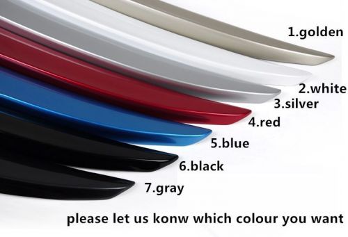 Paint sport style spoiler wing colour deflector for chevrolet cruze 2011-2014