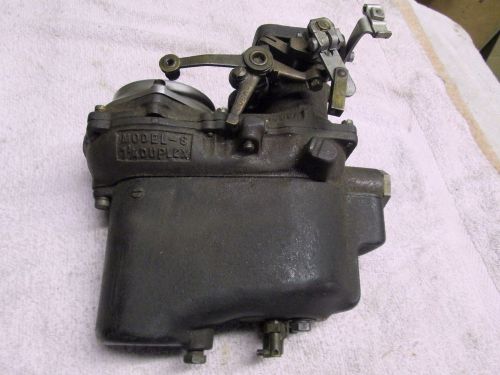 1930 reo royale 8 schebler s duplex carburetor sx434  1 1/4&#034; cast iron