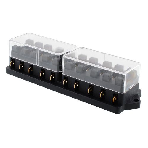 10 port way car automobile automotive ato apr fuse block output 13 fuses