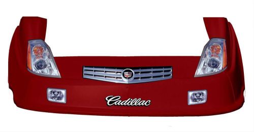 Five star race bodies 215-416r red md3 dirt cadillac xl complete nose fender