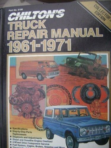 Chilton&#039;s repair manual 1961-1971 truck and van