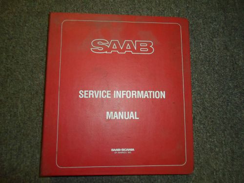 1978 80 1985 volume 5-12 best of saab service tips shop manual factory oem deal