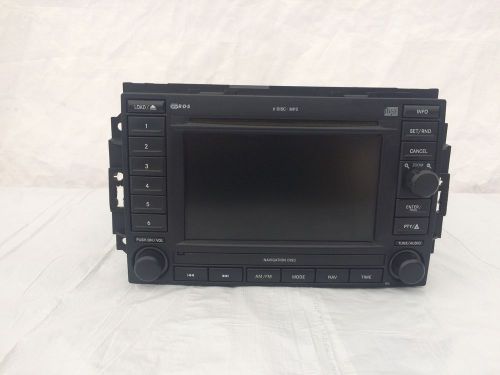 05-07 chrysler 300 aspen rec 6cd factory gps navigation system radio