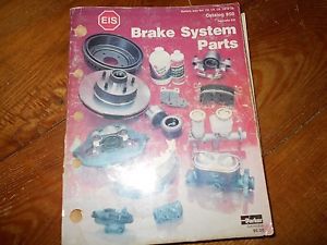 Eis brake sysrem parts catalog 850 parker automotive 1985