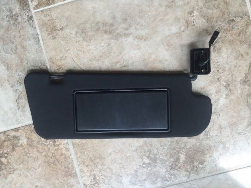 04 05 06 pontiac gto black oem sun visor w/ mirror - passengers side right