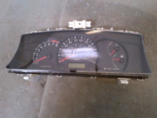 04-07 toyota corolla instrument cluster speedometer tach odometer