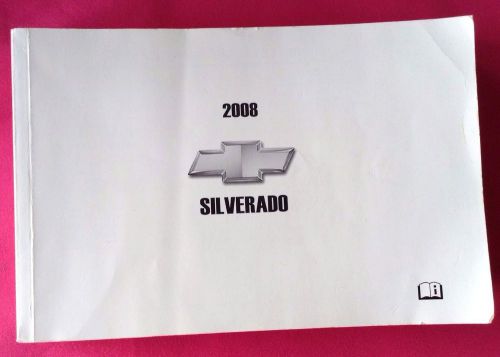 Chevrolet chevy silverado 2008 owner manual