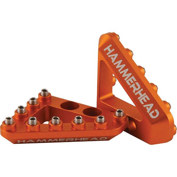 Orange hammerhead designs large aluminum brake tip