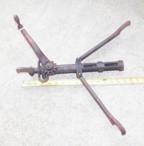 Antique hercules split rim tire changer tool vintage cars trucks bead breaker