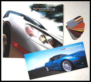 2008 corvette prestige original dealer sales brochure, z06 c6 ls3 ls7 gm mint 08