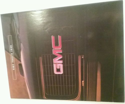 Gmc truck 1996 dealer catalog collectible