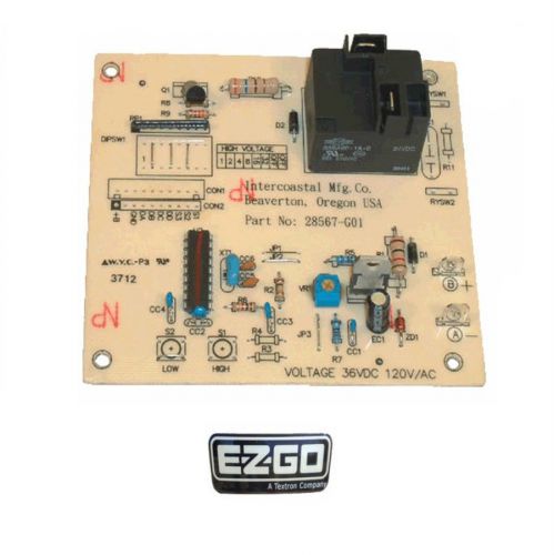 Ezgo golf cart 36 volt total charge i, iii, iv charger control board  28668-g01