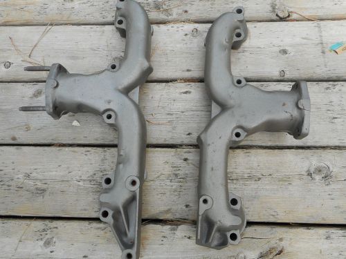 Corvette 2 1/2&#039;&#039; exhaust manifold ram horn circle track center dump repro