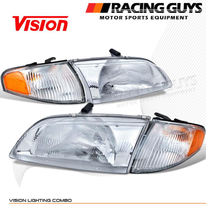 Euro style  head light+signal corner lamps vision driver+passenger assembly