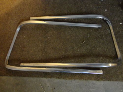 1957 1958 ford ranch wagon country sedan rear window trim tailgate original nice