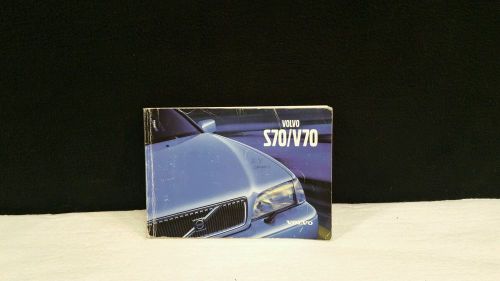 2000 volvo s- 70 oem owner&#039;s manual.