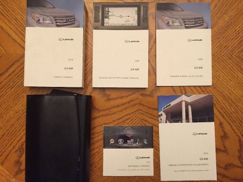 2010 lexus gx460 with navigation owner&#039;s manual stock #1175