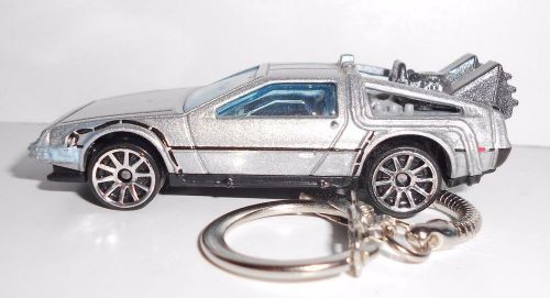 Back to the future time machine key chain