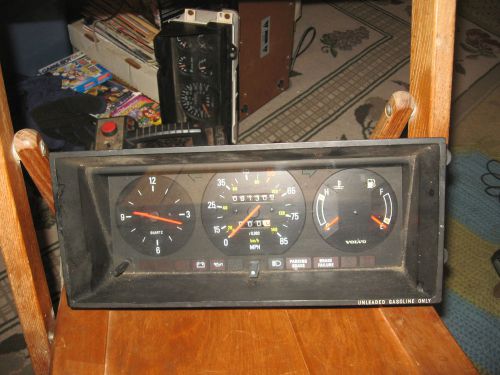 1977 volvo instrument cluster dash panel