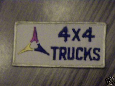 1950s1960s cloth,4x4 trucks,chryler,vtg,rare patch