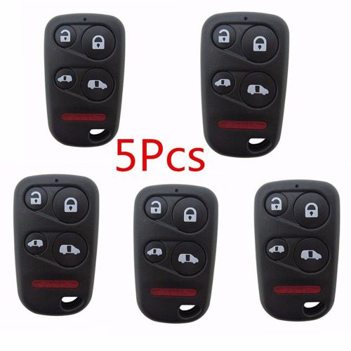 5pc keyless remote 5 button key shell case for 2001 2002 2003 2004 honda odyssey