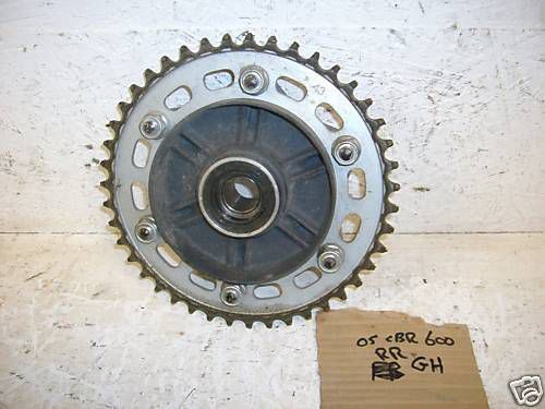 05 cbr 600 rr drive hub &amp; sprocket cbr600 600rr gh